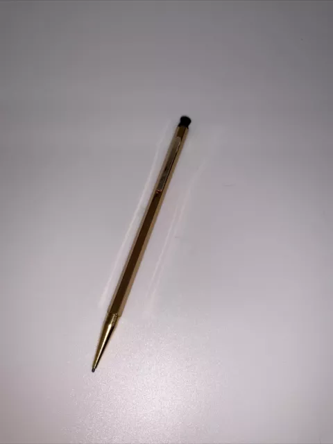 Mechanical Pencil The Forward Line Vintage Hexagonal 1950s Gold Tone Made In USA