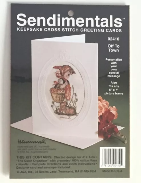 Sendimentals Keepsake Cross Stitch Greeting Card - New & Sealed