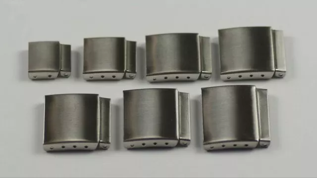 Watch Strap Bracelet Extender 12-24 mm SILVER & GOLD bands clasp Extension Link