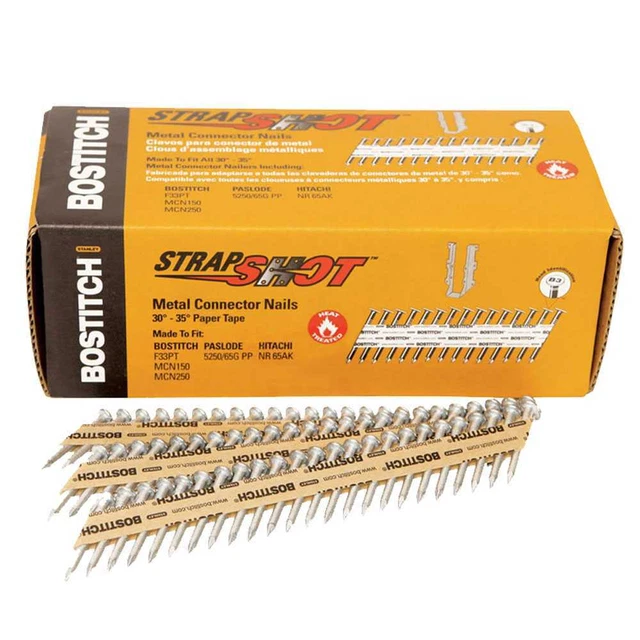 Bostitch PTMC13115G1M 1-1/2" x .131 35 deg Strapshot Nails