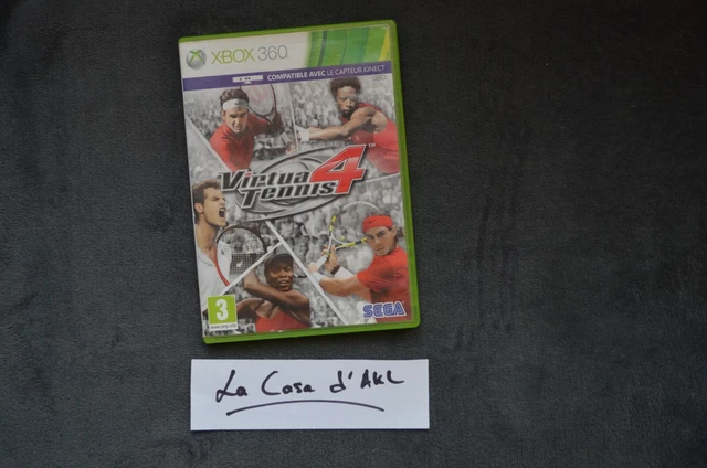 Virtua Tennis 4 Sur Xbox 360 - Très Bon état - Sans Notice - Version FR