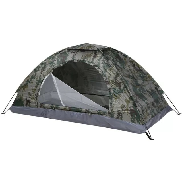 Tente de camping légère avec protection UV porte en maille fine et protection