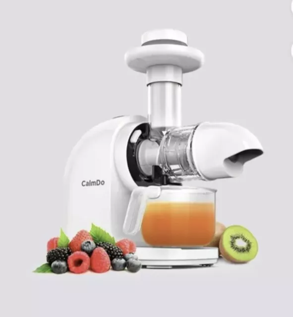 Masticating Juicer CalmDo Slow Juicer Extractor, Cold Press Juicer Free Shipping