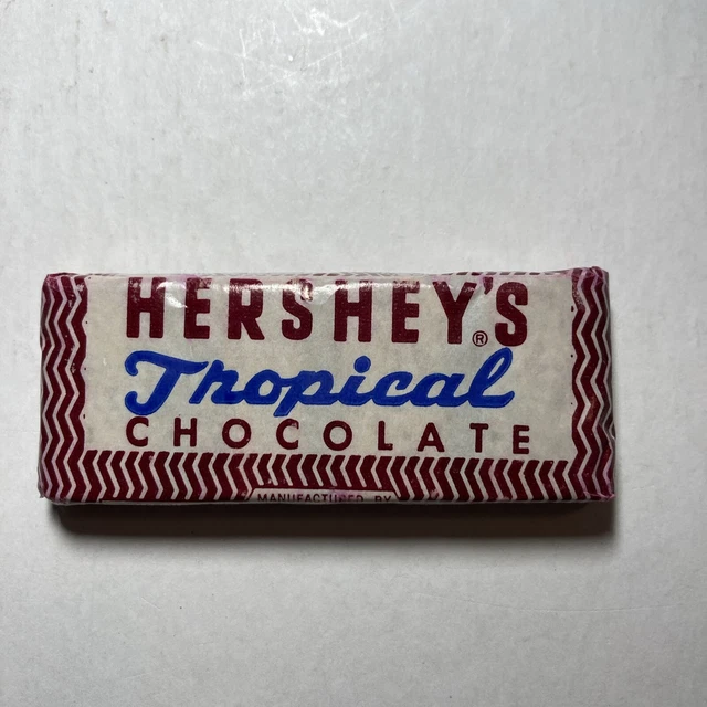 ORIGINAL POST WWII Era Hershey's Tropical Chocolate 1oz. Bar, Unopened