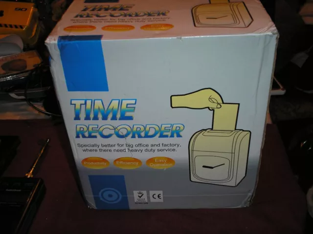 Electronic Time Clock / Recorder w/ Time Cards NEW