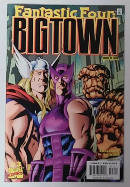 Fantastic Four: Big Town #3 Of 4 (Marvel 2001) Nos Est~Nm(9.4) Grade Mike Mckone