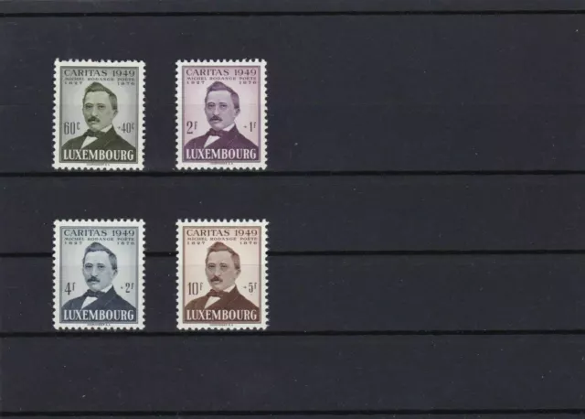Luxembourg 1949 National Welfare  Mint Never Hinged Stamps Cat £58  Ref 4671