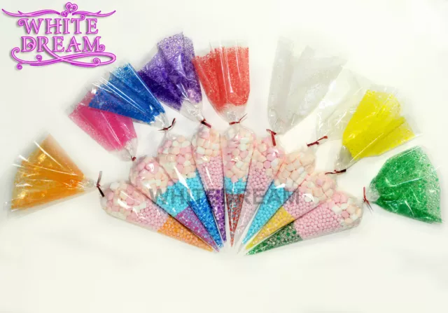 MEDIUM 16x30cm Cone Cellophane Bags Favour Sweet Party Display Cello TOP QUALITY