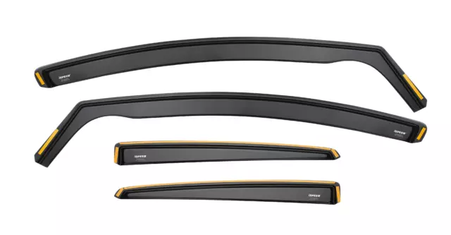 FOR AUDI A6 C6 Saloon 4-doors 2004-2011 4-pc Wind Deflectors ISPEED Tinted