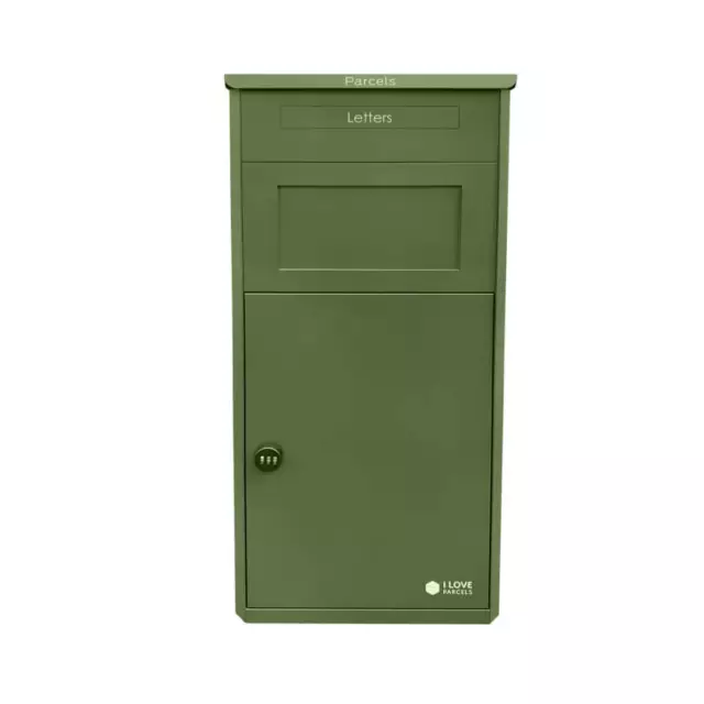 Brooklyn Large Parcel Secure Parcel Box - Green Grade B Rrp £299.99