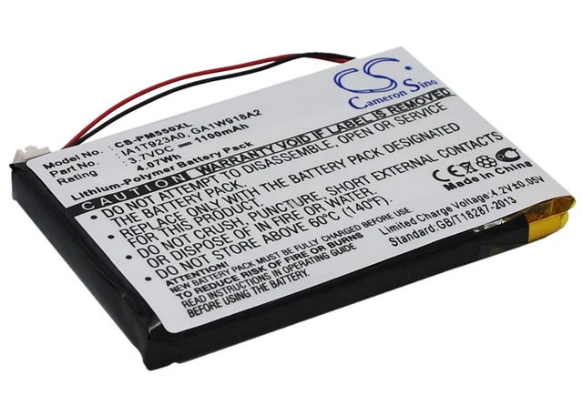 Battery for Palm Zire 71 72 M550 Tungsten T1 T2 T3 IA1W416A2 IA1W721H2 1100mAh