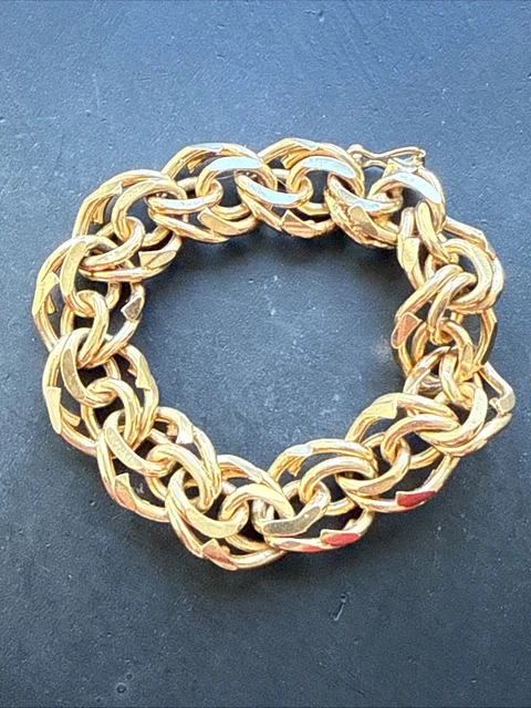 Chaine maille gourmette diamantée 1.52mm en or jaune 18k 750/1000