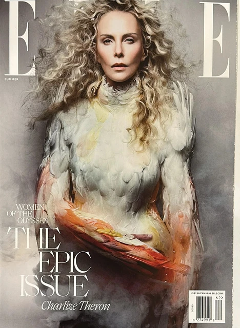 ELLE USA MAGAZINE Summer June 2026 NEW Charlize Theron Cover The
