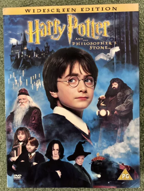 Harry Potter and the Philosopher's Stone DVD (2002) Daniel Radcliffe, Columbus