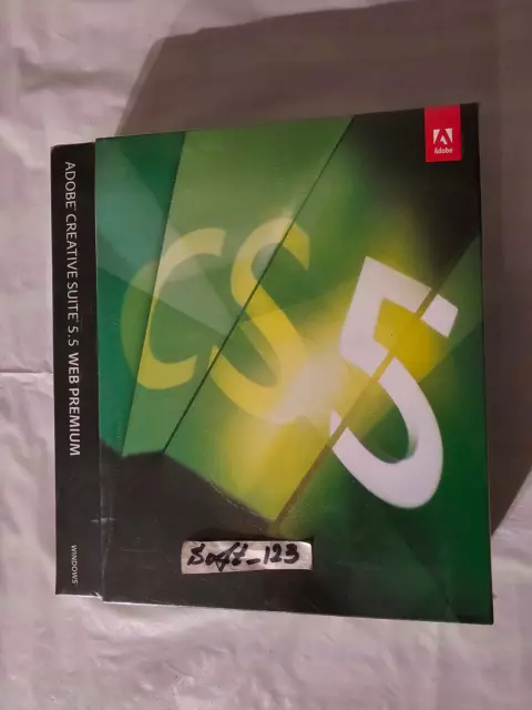 Adobe Creative Suite 5.5 CS5.5 WEB Premium For Windows Full Retail =SEALED BOX=