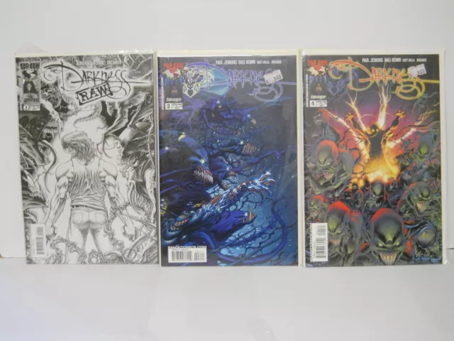 Lot of 3 Comic Books The Darkness Top Cow Image Comics 1, 3, 4 Lot#12