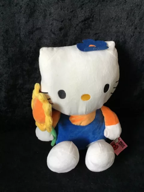 Hello Kitty, Sega, Plüschfigur mit Blume, mehrfarbig, 2