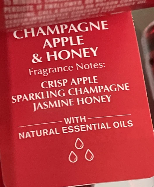 X 10 BATH & Body Works Wallflower Plug In Bulb Refill Champagne Apple