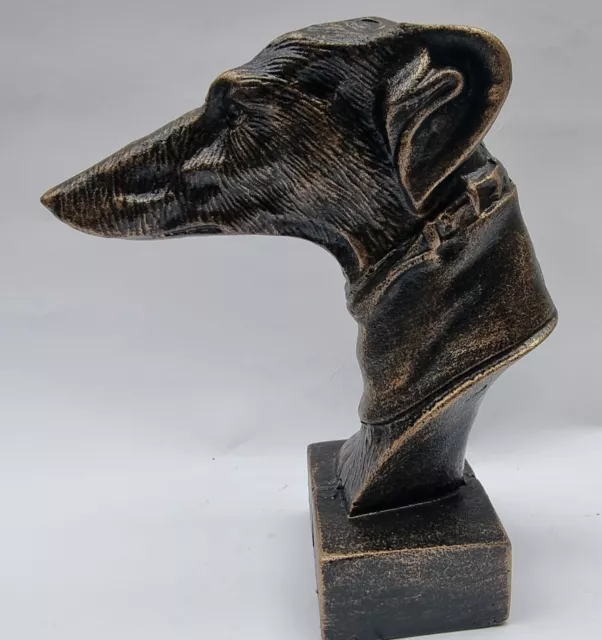 Tête de Chien Buste Fonte Fer de Fonte Serre-Livre Métal