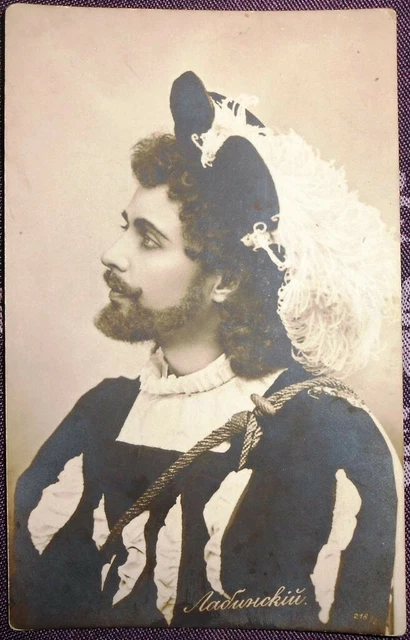 CARTOLINA RUSSA, CANTANTE lirico tenore Andrey Labinsky, 1900 EUR 22,73 ...