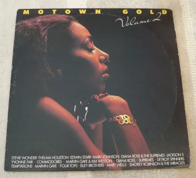 Motown Gold Volume 2 Vinyl Lp + Motown Advbertising Inner Sleeve