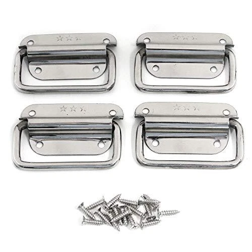 4 pcs Pull Handle Stainless Steel Handle Pulls for Toolbox Lifting D...