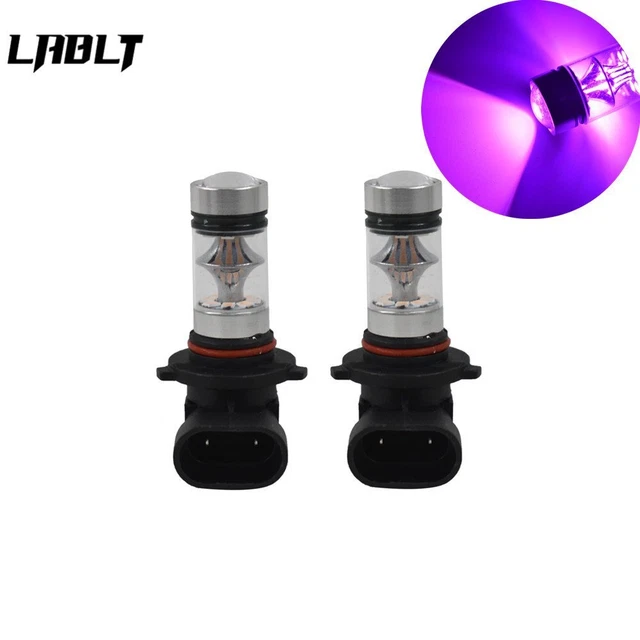 2x 9006 HB4 14000K Purple  Led 100W Headlight Bulb Kit Fog Driving Light NEW