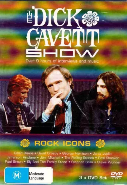 David　$11.90　Music　DVD　ROCK　The　Cavett　ICONS　Dick　Bowie　Show　Plus　George　Harrison,　PicClick　AU
