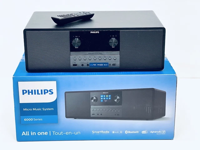 PHILIPS TAM6805 MICRO MUSIC SYSTEM - 50W, Radio Internet, Bluetooth, CD, DAB+ - Foto 10