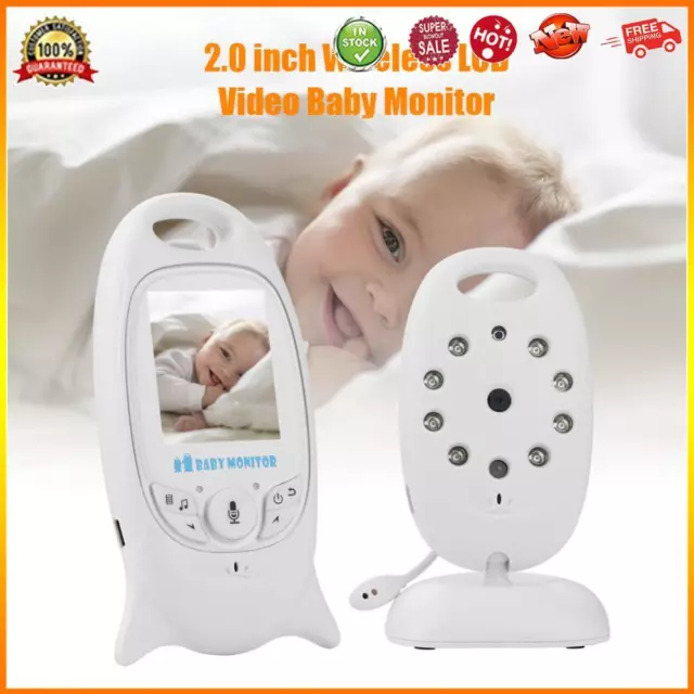 VB601 Home Wireless Audio Video Baby Monitor w/ Camera Music Walkie Talkie