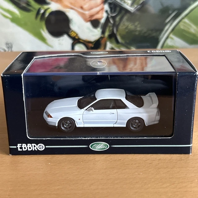 Modèle Réduit 1:43 Ebbro Nissan Skyline GT-R R32 Gr.A #23 - Argent - Neuf