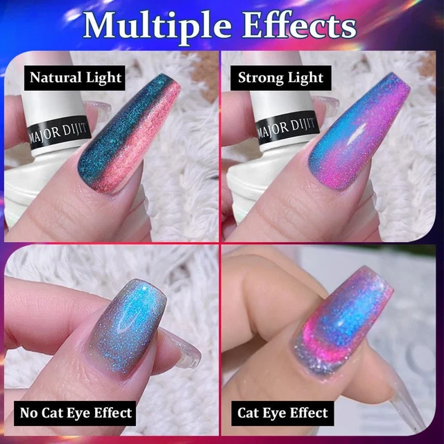de chat Gel de vernis à ongles Arc-en-ciel Spar Colle de photothérapie à ongles 3