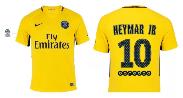 Trikot Nike Paris Saint-Germain 2017-18 Away Ligue 1 Neymar Jr 10 I Auswärts PSG