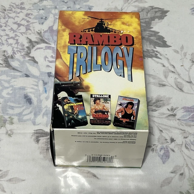 RAMBO TRILOGY VHS Tape Box Set - 1995 Avid Release | Stallone £8.86 ...
