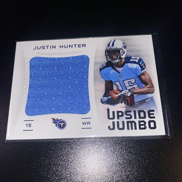 2013 Panini Momentum Upside Jumbo Relics /299 Justin Hunter #5 Rookie RC