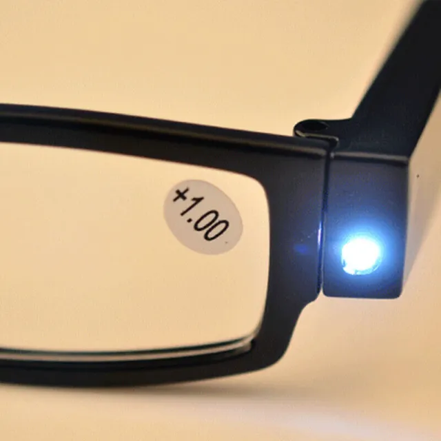 Occhiali da lettura ausilio lettura with lampade LED punti visivi occhiali luce con NICE A9U2