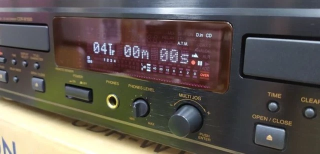 Denon Cd-Rw 1500 Noir Totalement Operationnel Avec Telecommande