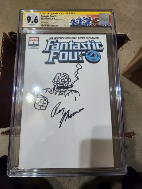 Marvel Fantastic Four 1 2018 CGC 9.6 Roy Thomas signed & Sketched