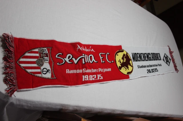 BUFANDA DE FUTBOL MATCH UEFA EUROPA LEAGUE ENTRE SEVILLA F.C Y
