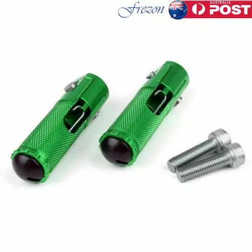 CNC Folding Foot Pegs Footpeg Rear Set Rest Racing Fits Universal MotorcycleG AU