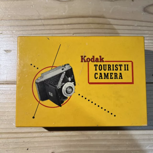 Kodak Tourist II Camera Box and Manual