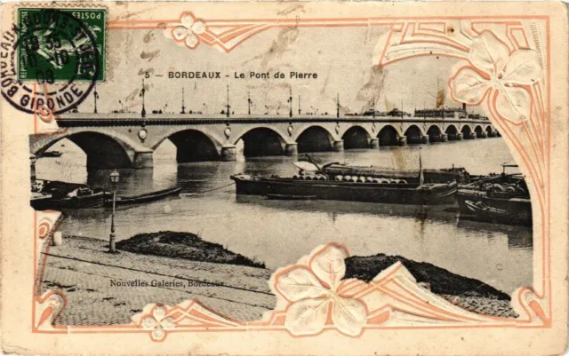 CPA BORDEAUX-Le Pont de Pierre (177105)