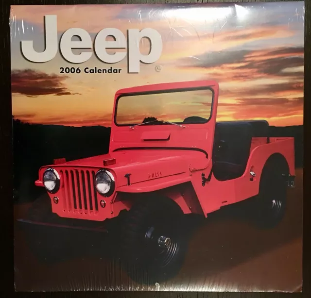 JEEP calendario 2006 NUOVO E SIGILLATO,MADE IN USA