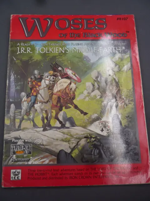 ICE MERP 8107 Woses of the Black Wood First Edition 1987