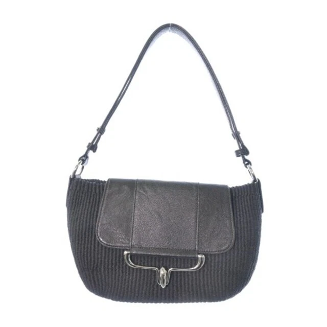 Toff Loadstone Tofu Roadstone Shoulder Bag Black Old Clothes Second Hand gDA21