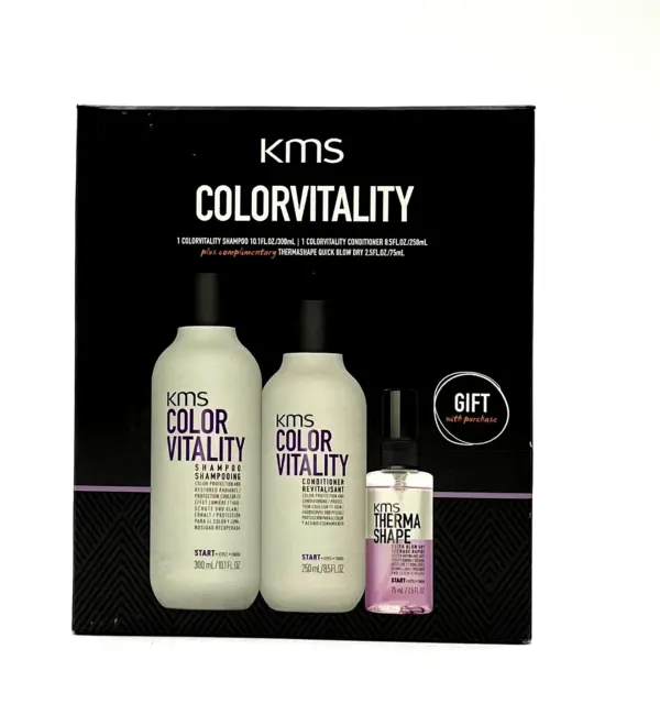 kms Color Vitality Holiday Gift Set(Shampoo/Conditioner/Blow Dry Mist)