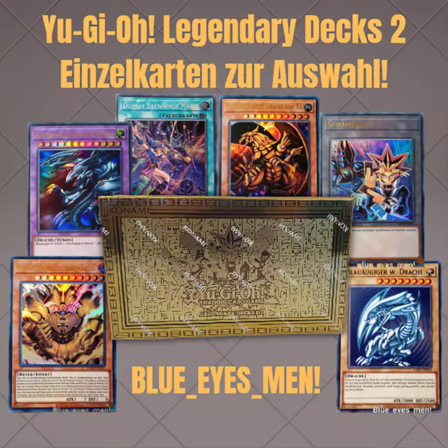 YU-GI-OH! Legendary Decks 2 Einzelkarten zum aussuchen! Yugi LDK2 Neu!