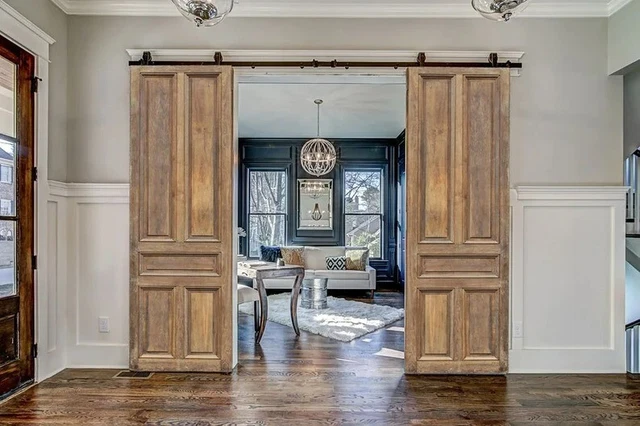 Antique 5 Panel French Door Vintage Barn Doors Custom Size Interior Exterior