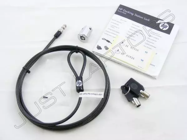 New Genuine HP Kensington Laptop Notebook Docking Station Security Lock Cable