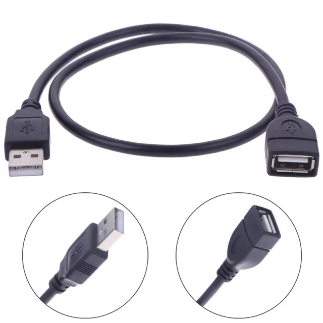 USB 2.0 Extension Extender Cable A Male to Female Cord Adapter 0.5M 1M 2YN
